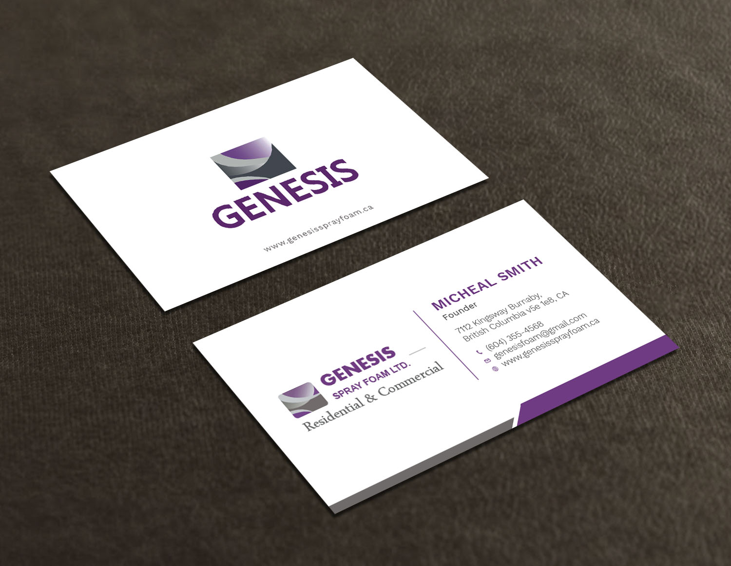 Design de Carte de Visite par Tripti Ranjan Gain pour Genesis  | Design #17808400
