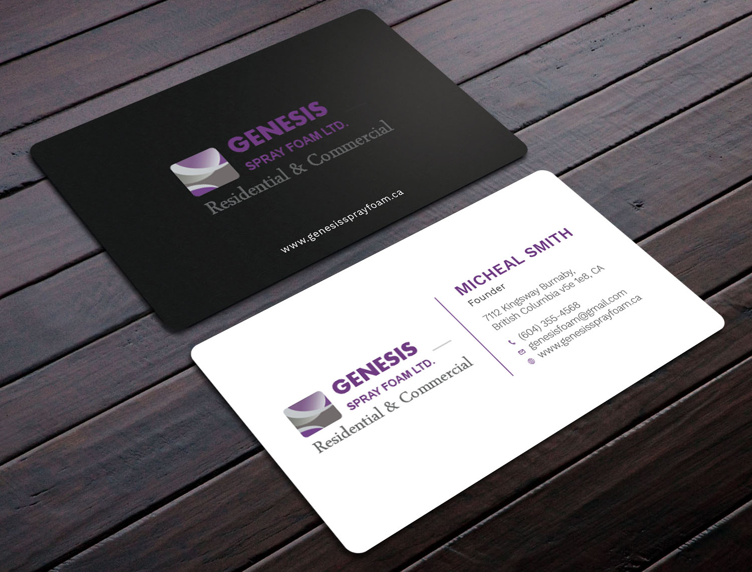 Business Card Design by Tripti Ranjan Gain for Genesis  | Design #17808402