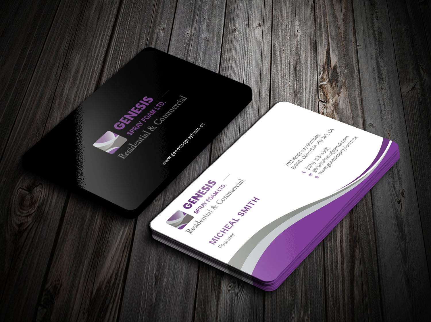 Business Card Design by Tripti Ranjan Gain for Genesis  | Design #17808405