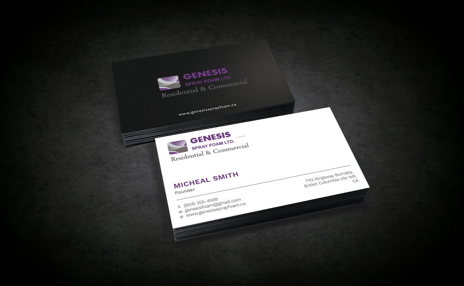 Business Card Design by Tripti Ranjan Gain for Genesis  | Design #17808406
