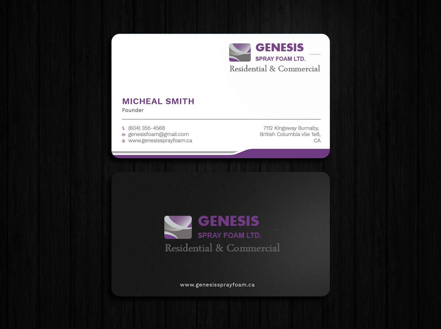 Business Card Design by Tripti Ranjan Gain for Genesis  | Design #17808407