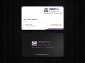 Business Card Design by Tripti Ranjan Gain for Genesis  | Design: #17808408