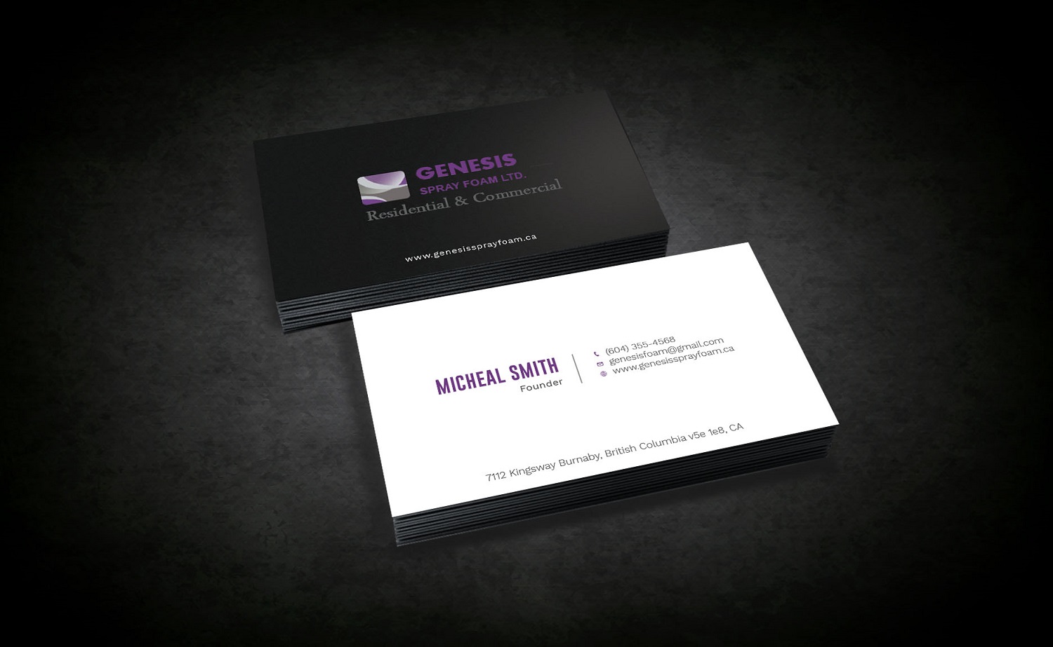 Business Card Design by Tripti Ranjan Gain for Genesis  | Design #17808409
