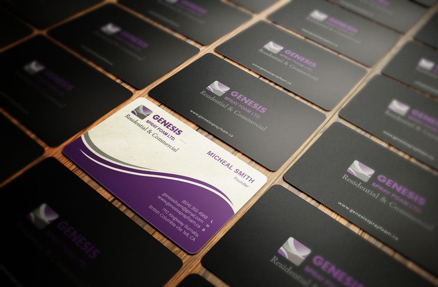 Business Card Design by Tripti Ranjan Gain for Genesis  | Design #17808416