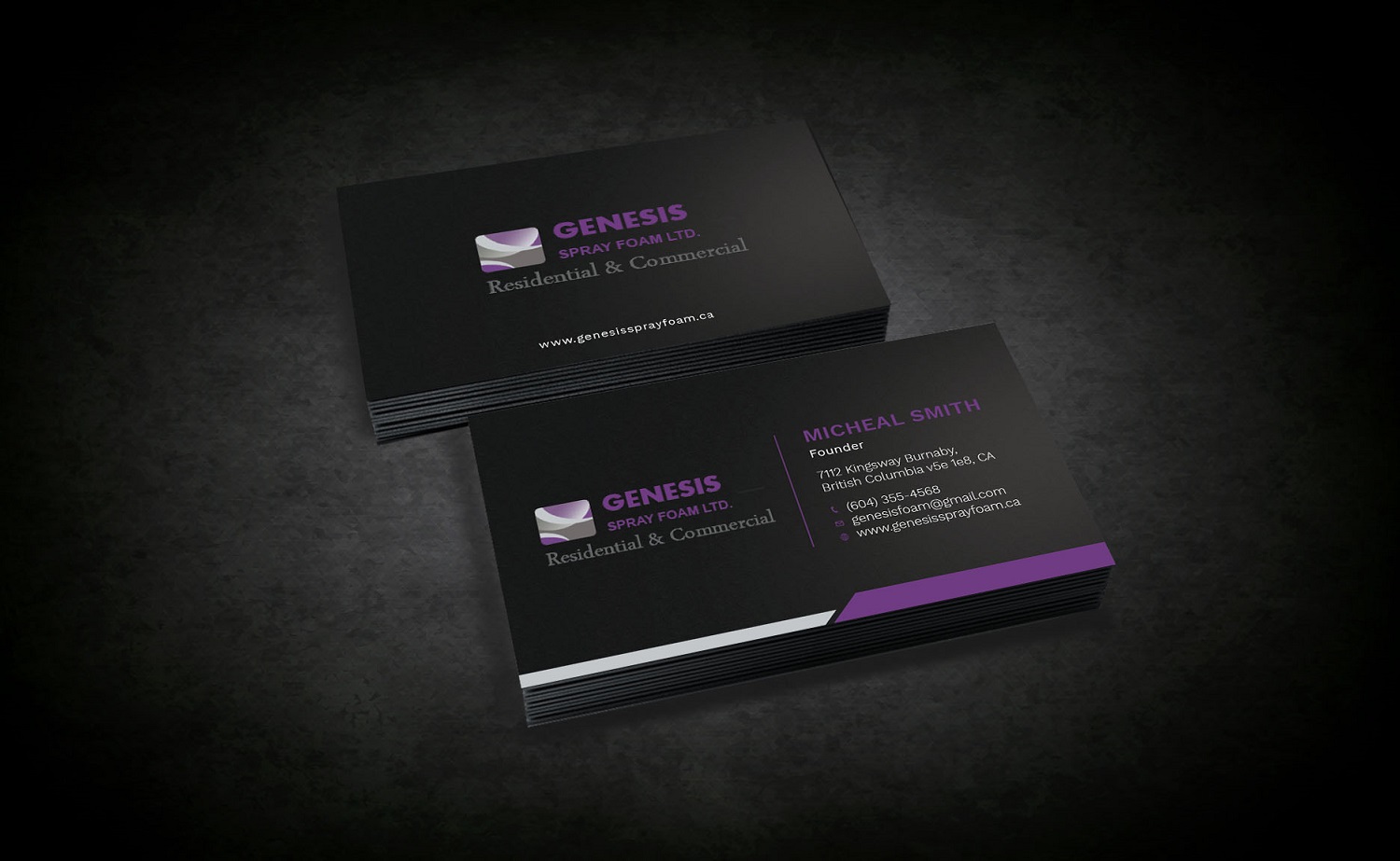 Business Card Design by Tripti Ranjan Gain for Genesis  | Design #17808435