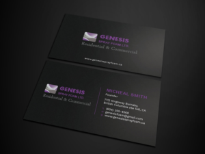Business Card Design by Tripti Ranjan Gain for Genesis  | Design: #17808437