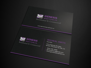 Genesis.  | Diseño de Tarjeta de Presentación por Tripti Ranjan Gain