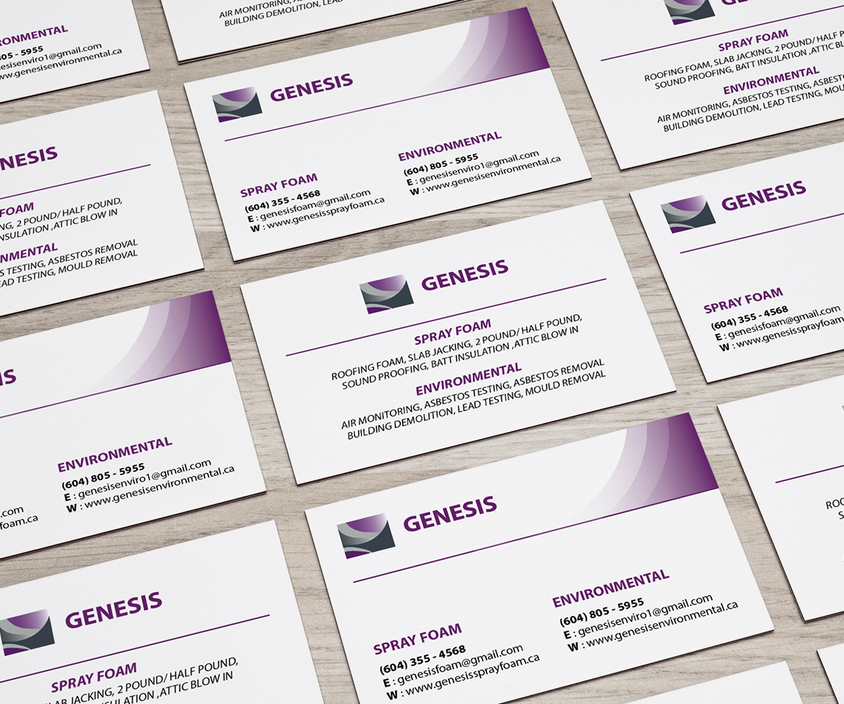 Business Card Design by trungkien20 for Genesis  | Design #17911734