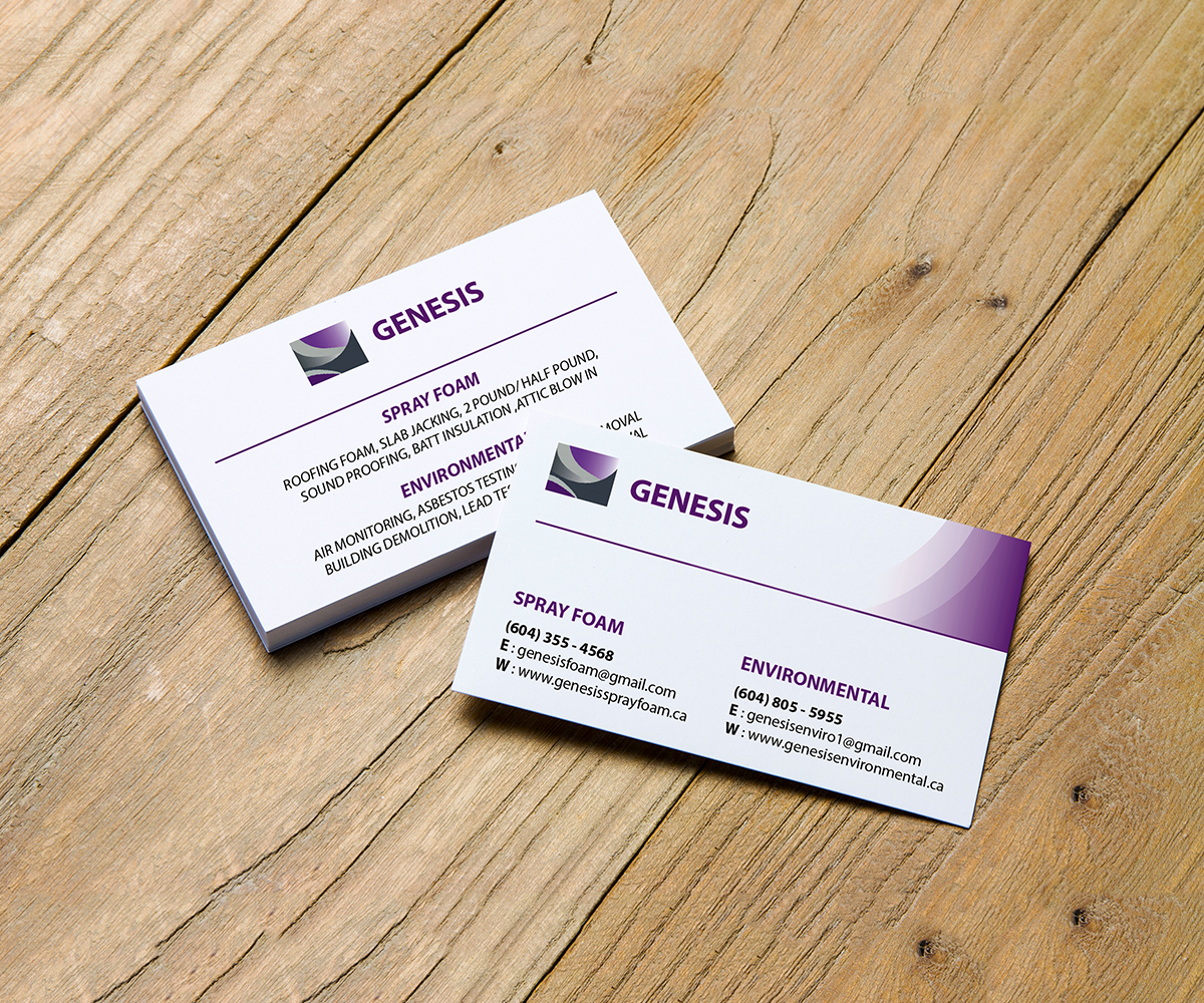 Visitenkarten-Design von trungkien20 für Genesis  | Design #17915915