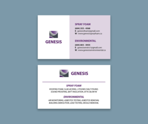 Visitenkarten-Design von trungkien20 für Genesis  | Design: #17915970