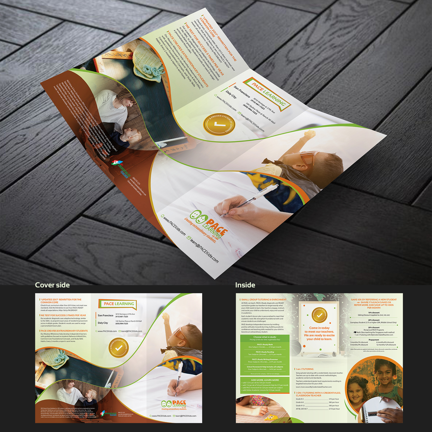 Flyer Design by Creativecrystal for PACE Learning Center | Design #17888466