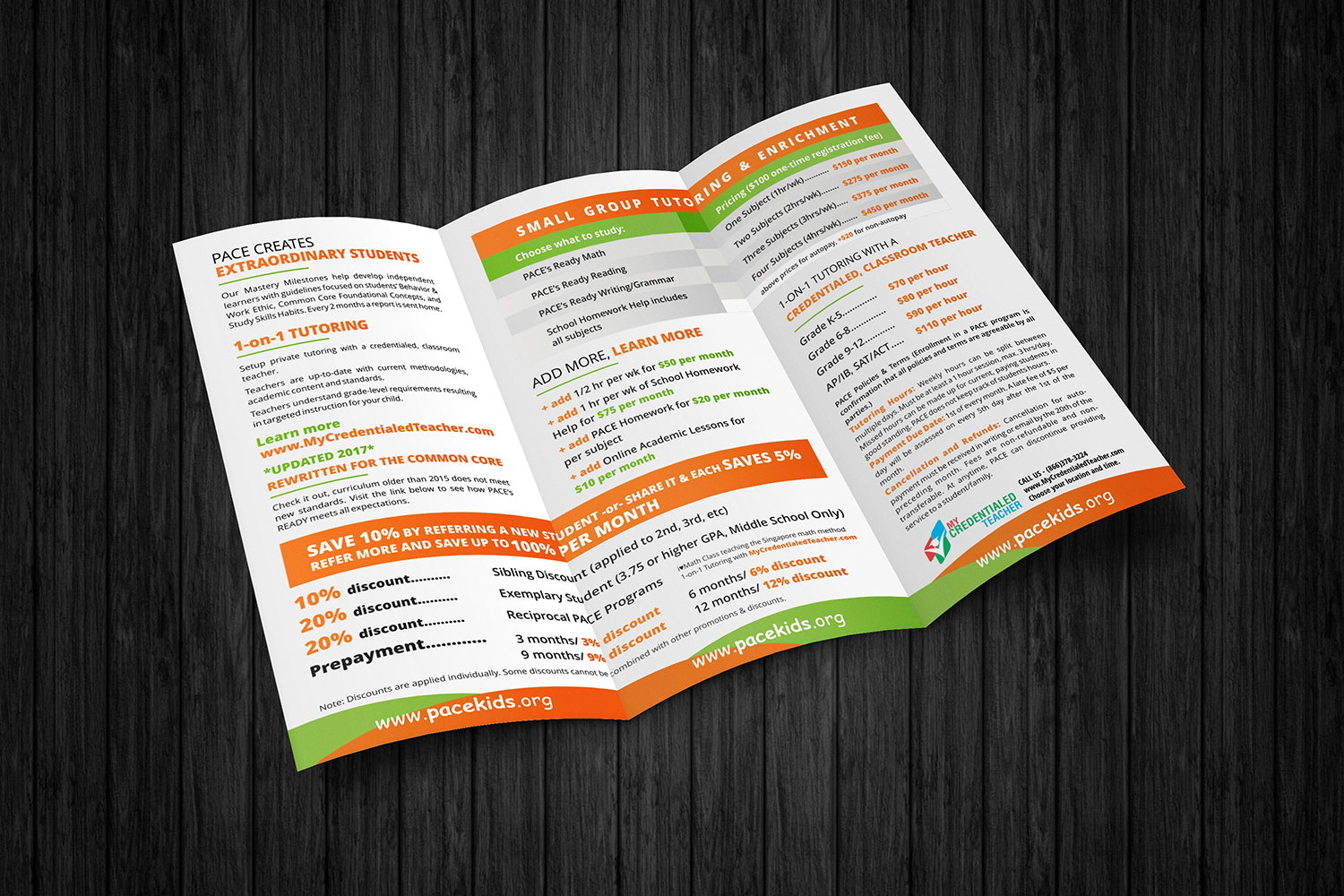 Flyer Design by ecorokerz for PACE Learning Center | Design #17867124