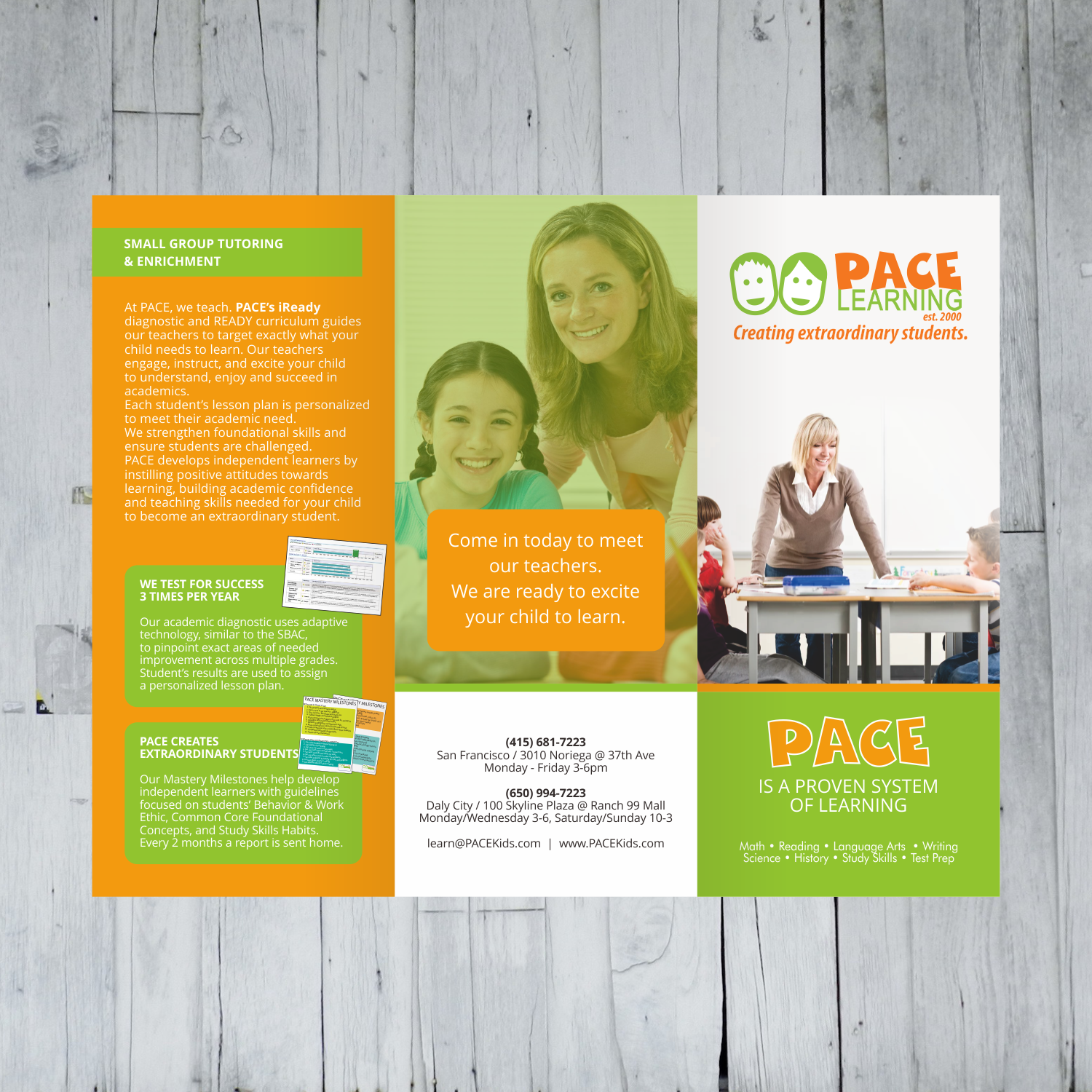 Flyer Design by barinix for PACE Learning Center | Design #17860860