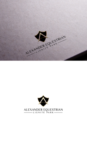 Alexander Equestrian, Lignite Park  | Logo Design by logo_s