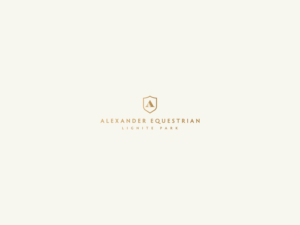 Alexander Equestrian, Lignite Park  | Logo Design by mldtrvs