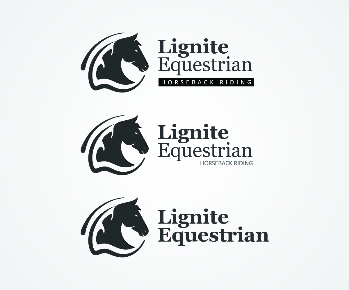Logo Design by soumyo for Lignite Equestrian | Design #17855764