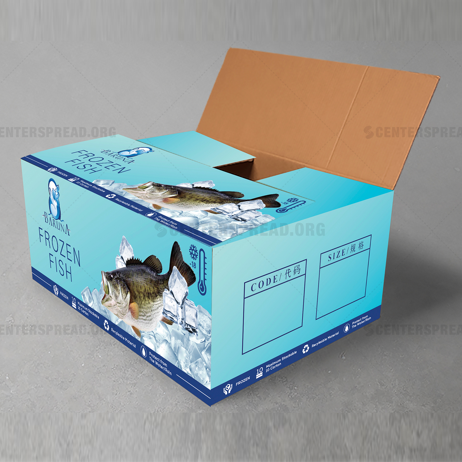 Design Emballage par CENTERSPREAD pour PT Bahari Biru Nusantara | Design #17879285