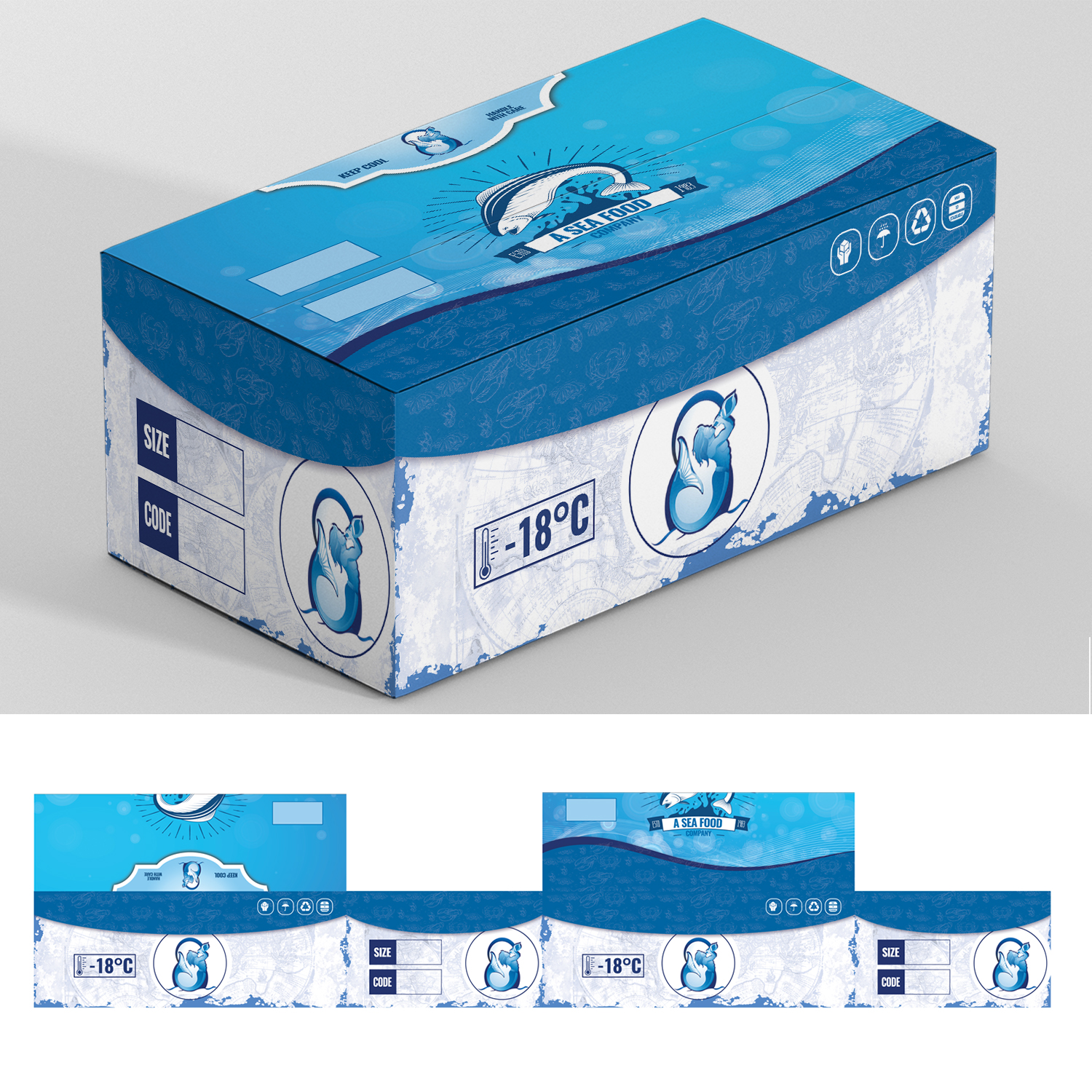 Packaging Design by SAI DESIGNS for PT Bahari Biru Nusantara | Design #17887690