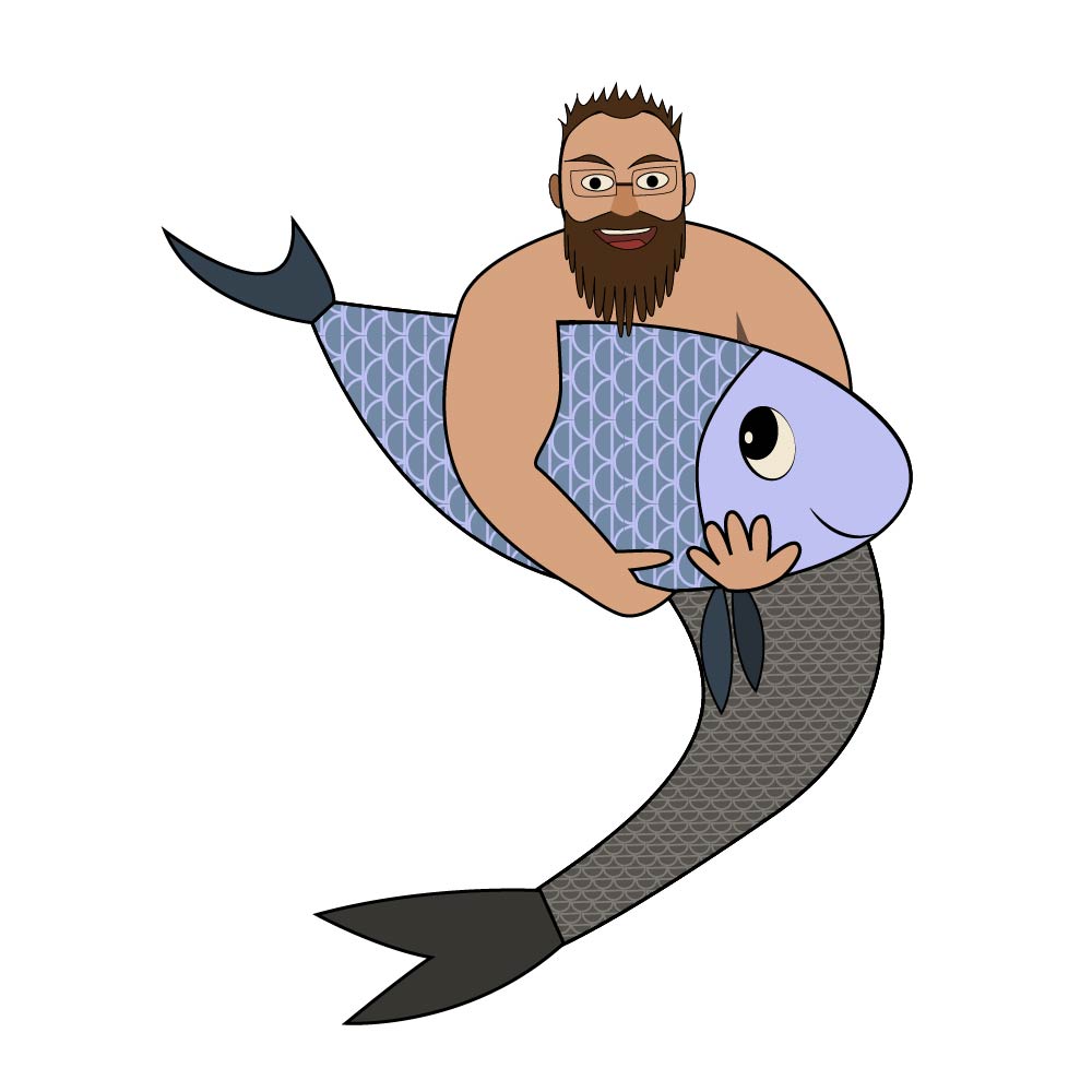 Mascot Design by mamba-hamba for PT Bahari Biru Nusantara | Design #18550102