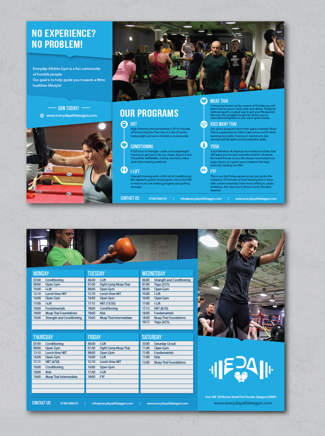 Flyer Design by alex989 for Fight camp | Design: #17802922