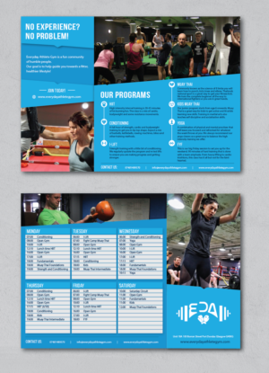 EVERYDAY ATHLETE GYM FLYER DESIGN  | Flyer-Design von alex989
