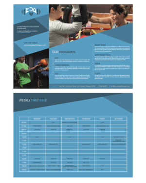 Flyer-Design von HYN Design für Fight camp | Design #17821514