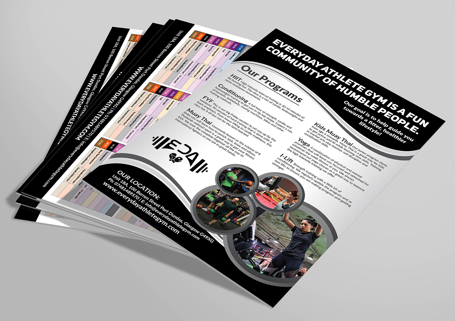 Flyer Design by Deziners Zone for Fight camp | Design #17800273