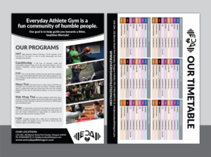 Flyer Design by Deziners Zone for Fight camp | Design: #17800275