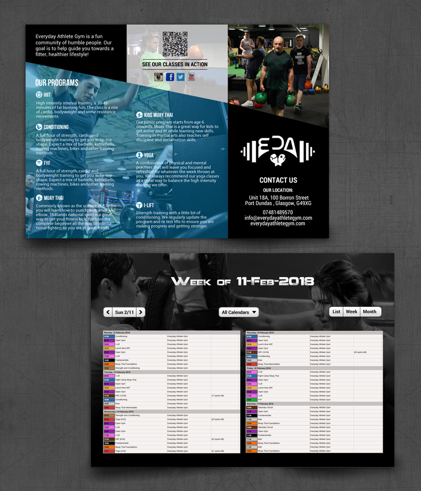 Flyer Design by chandrayaan.creative for Fight camp | Design #17820018