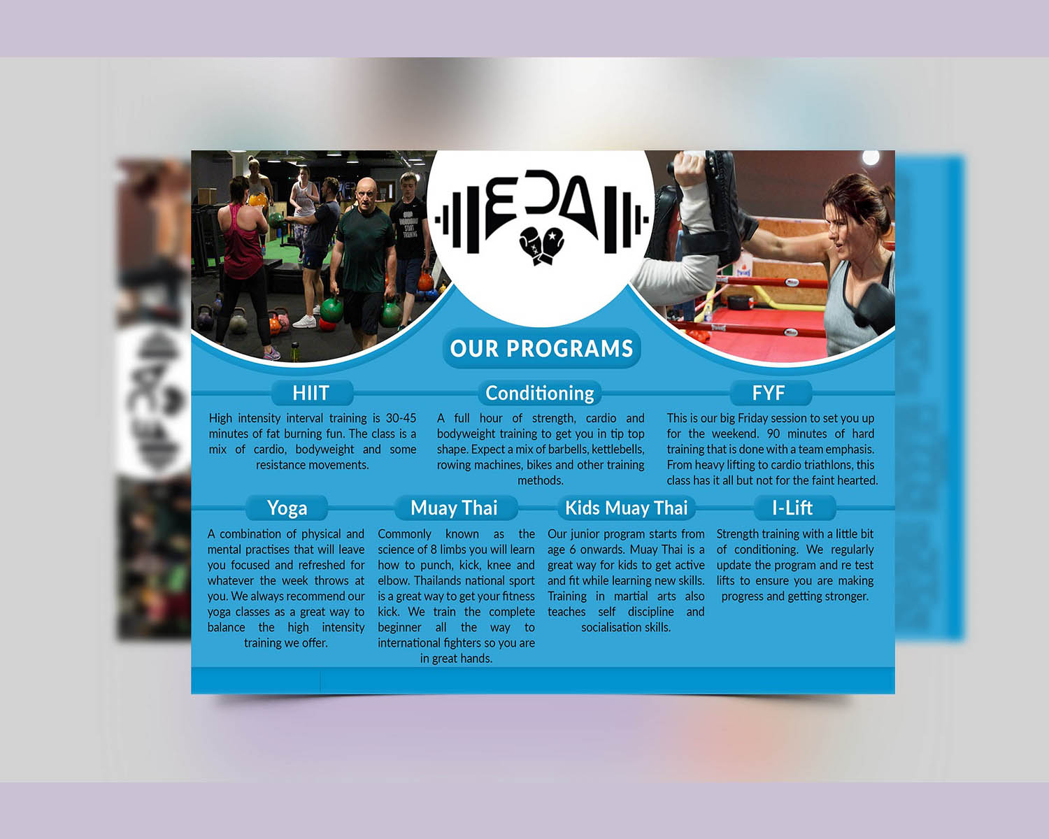 Design de Flyer par Tapos1993 pour Fight camp | Design #17829775