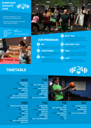 Flyer-Design von Happy Box für Fight camp | Design: #17803990
