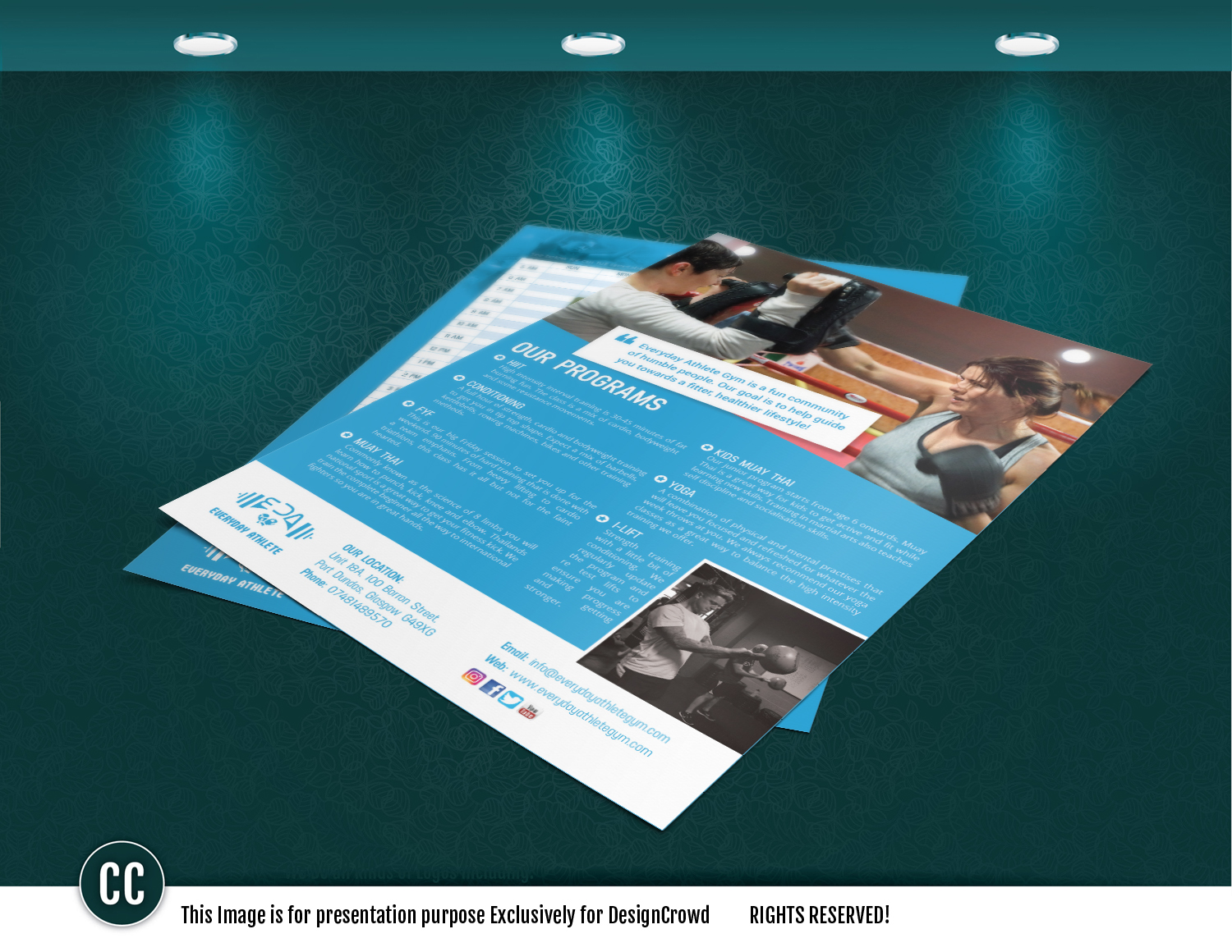 Flyer Design by Adam_cc for Fight camp | Design #17813263