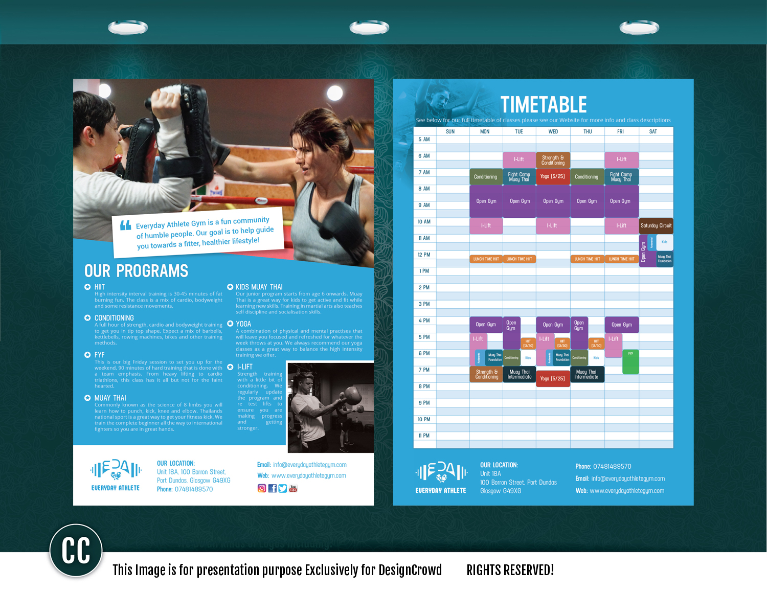 Flyer-Design von Adam_cc für Fight camp | Design #17813264
