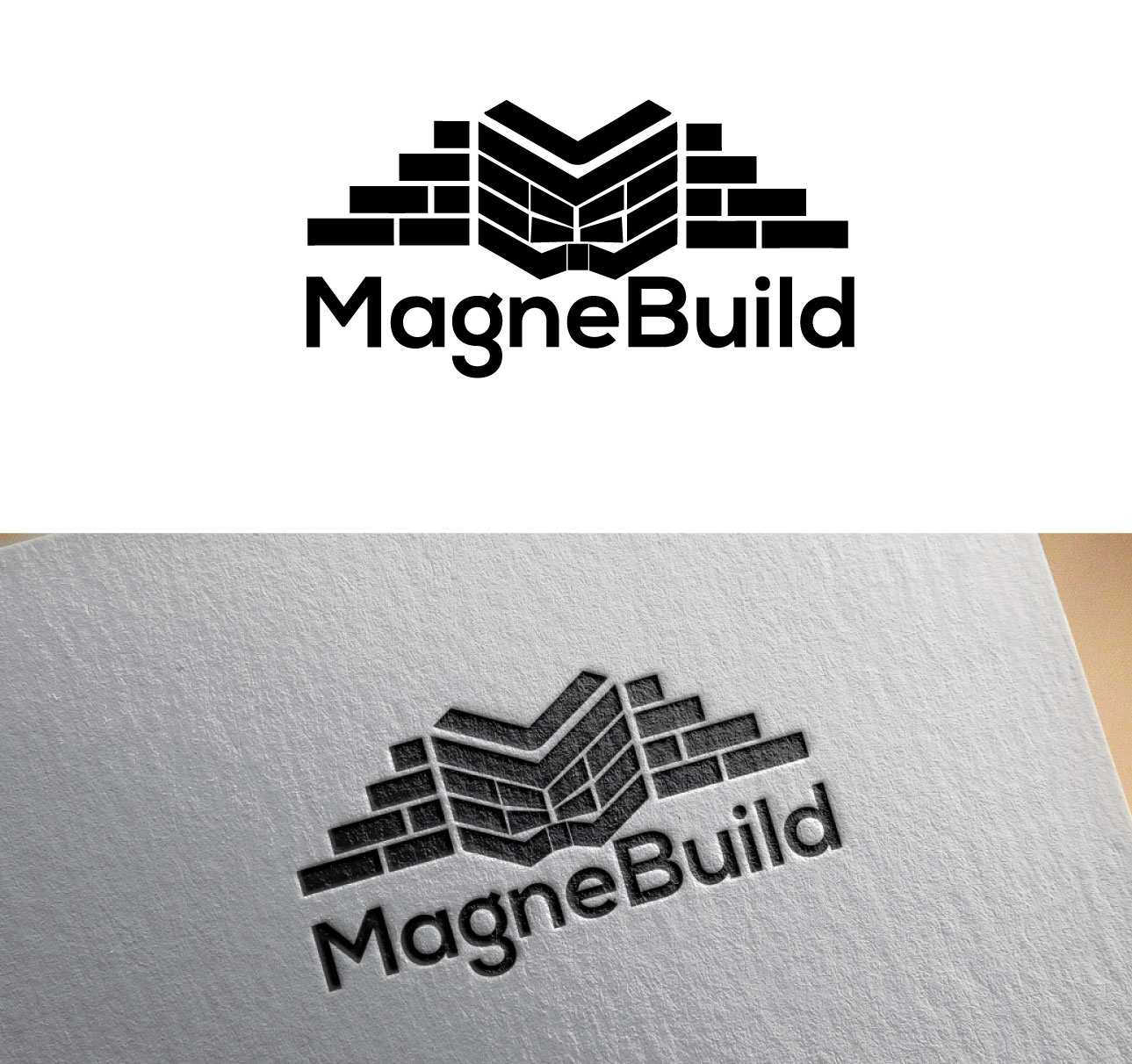 Serious Professional Flooring Logo Design For Magnebuild By