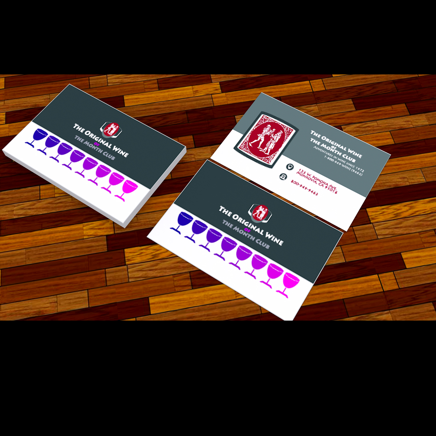 Business Card Design by Heshan (Seek) for Wine of the Month Club | Design #17866666