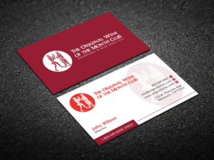 Business Card Design by Verified artistry (Design garden) for Wine of the Month Club | Design: #17841088