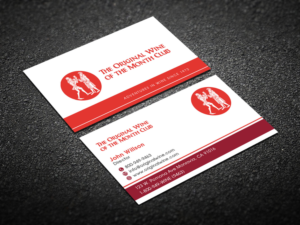 Business Card Design by Verified artistry (Design garden) for Wine of the Month Club | Design: #17841093