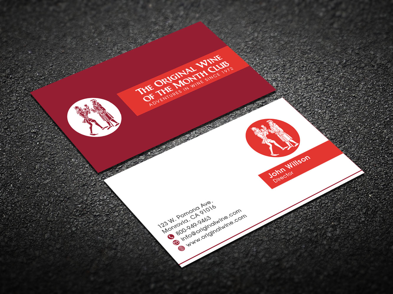 Business Card Design by Verified artistry (Design garden) for Wine of the Month Club | Design #17841094