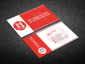 Business Card Design by Verified artistry (Design garden) for Wine of the Month Club | Design: #17841095