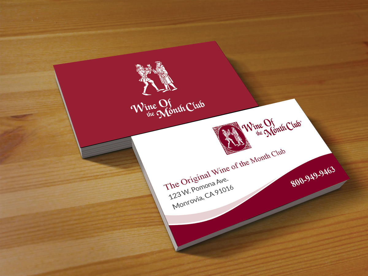 Business Card Design by Creations Box 2015 for Wine of the Month Club | Design #17810667