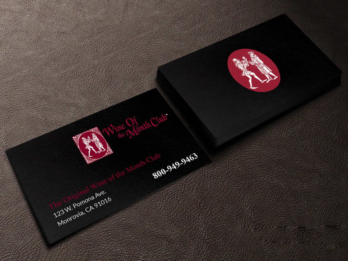 Business Card Design by Creations Box 2015 for Wine of the Month Club | Design #17810669