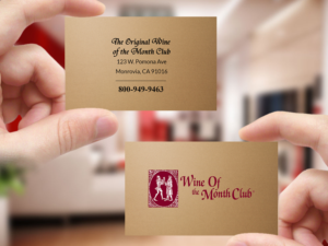 Visitenkarten-Design von Creations Box 2015 für Wine of the Month Club | Design: #17810671