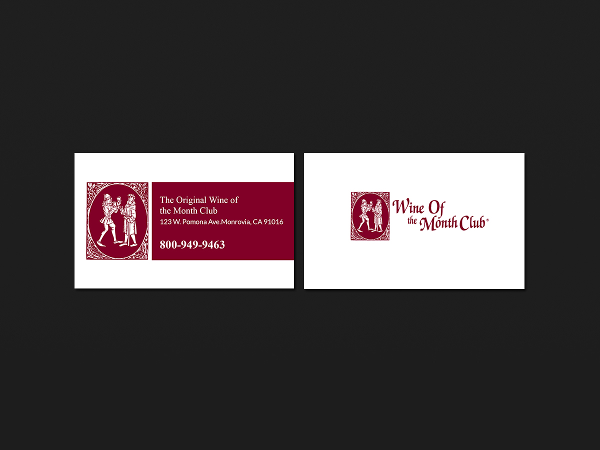 Business Card Design by Creations Box 2015 for Wine of the Month Club | Design #17810691