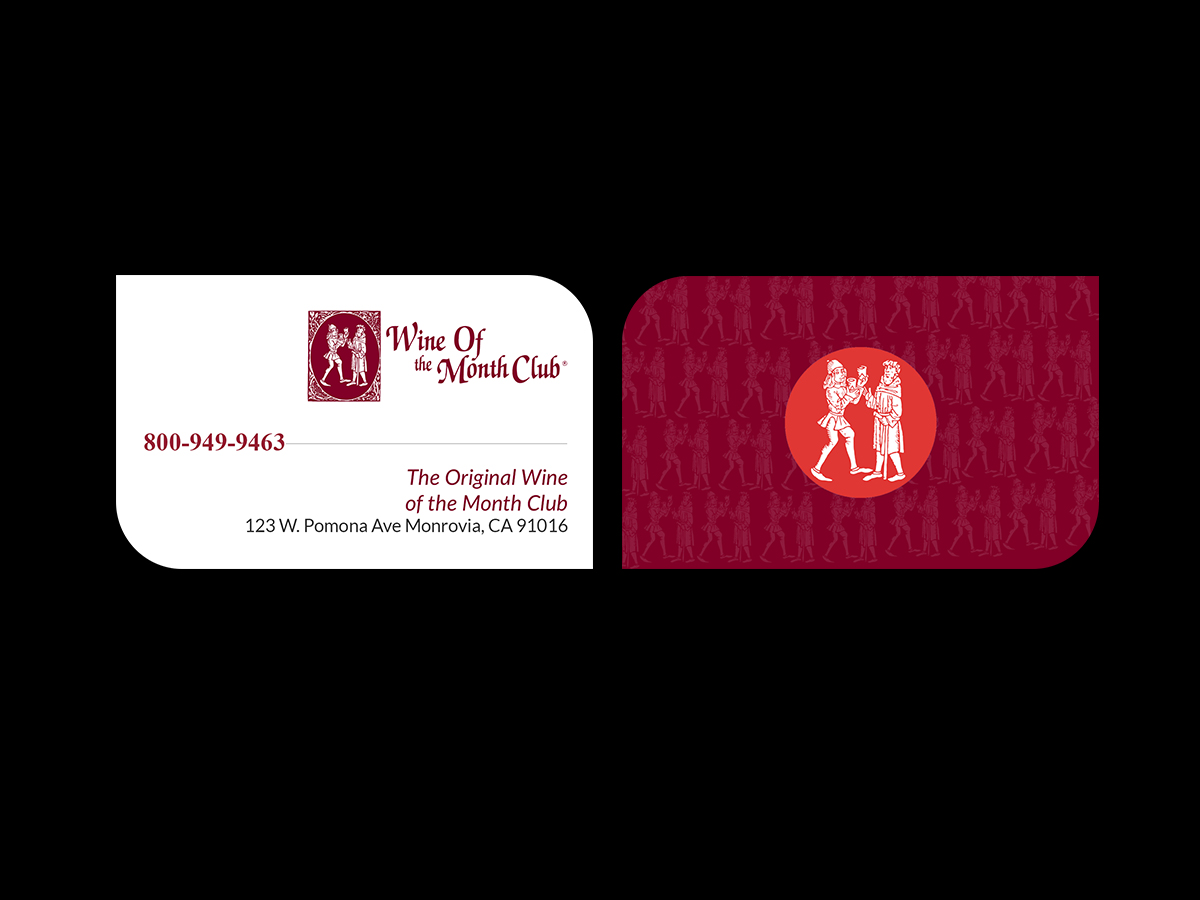 Business Card Design by Creations Box 2015 for Wine of the Month Club | Design #17810694
