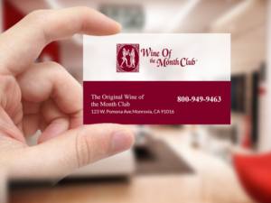 Visitenkarten-Design von Creations Box 2015 für Wine of the Month Club | Design: #17810695