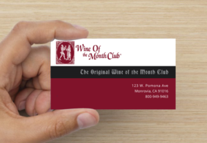 Visitenkarten-Design von instudio für Wine of the Month Club | Design: #17810570