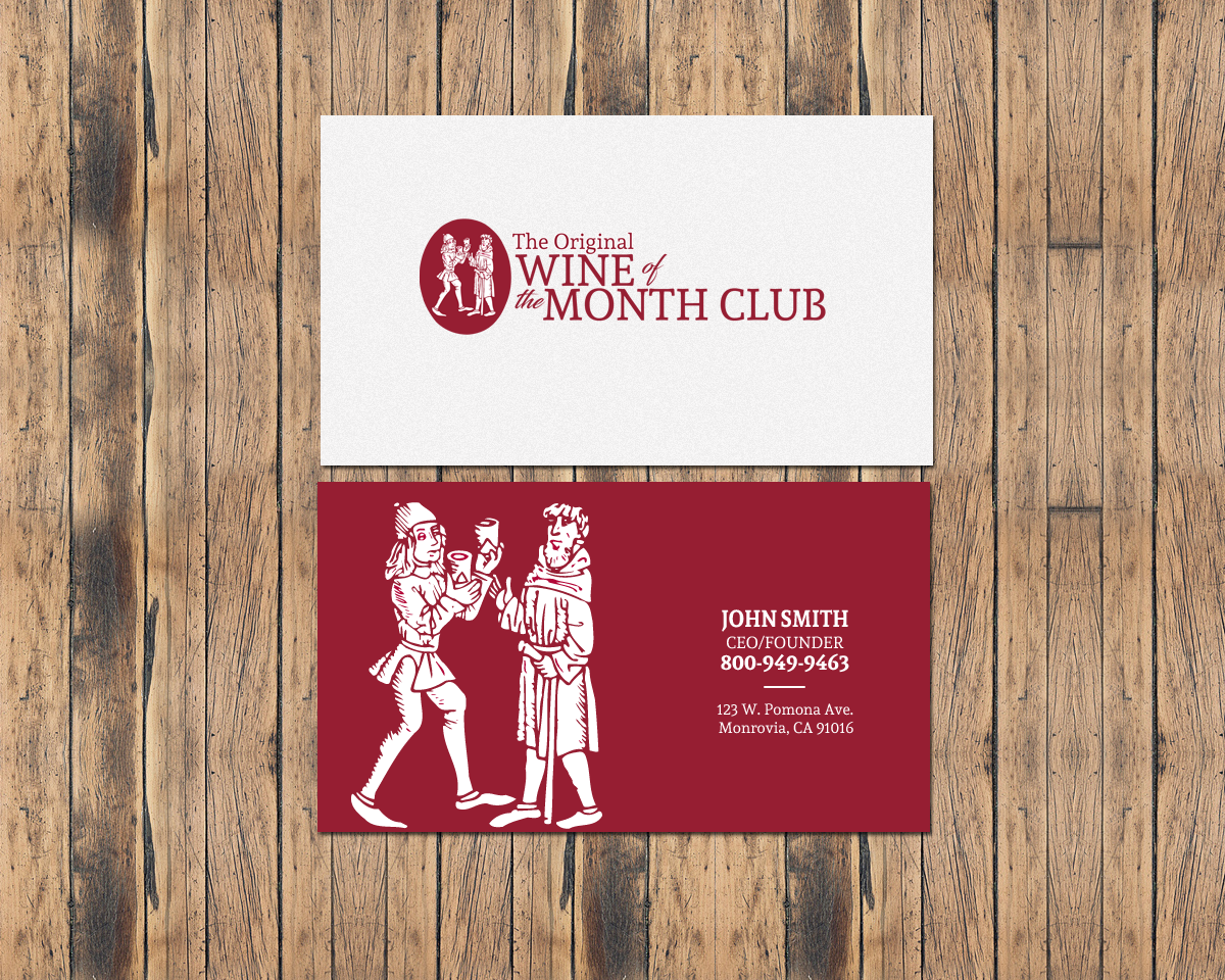 Business Card Design by chandrayaan.creative for Wine of the Month Club | Design #17799817