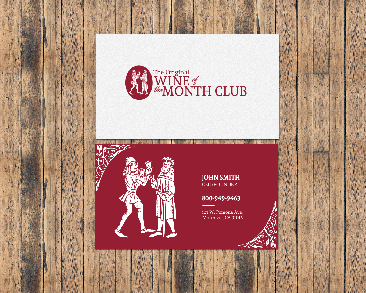 Business Card Design by chandrayaan.creative for Wine of the Month Club | Design #17799819