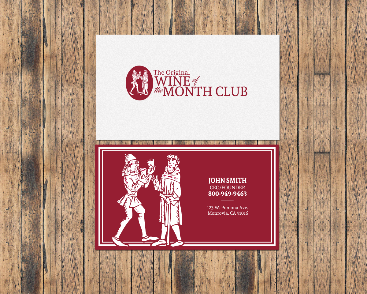 Business Card Design by chandrayaan.creative for Wine of the Month Club | Design #17799821