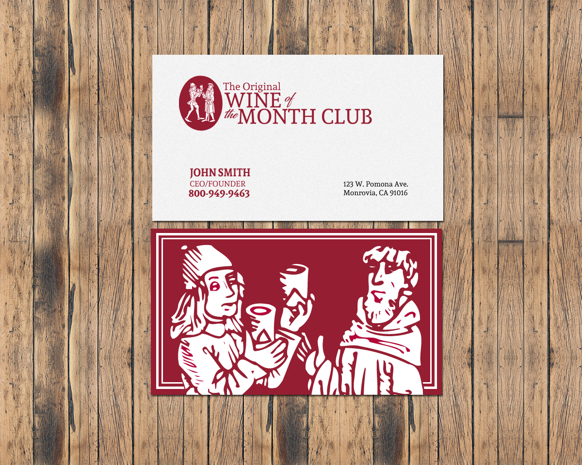 Business Card Design by chandrayaan.creative for Wine of the Month Club | Design #17799823